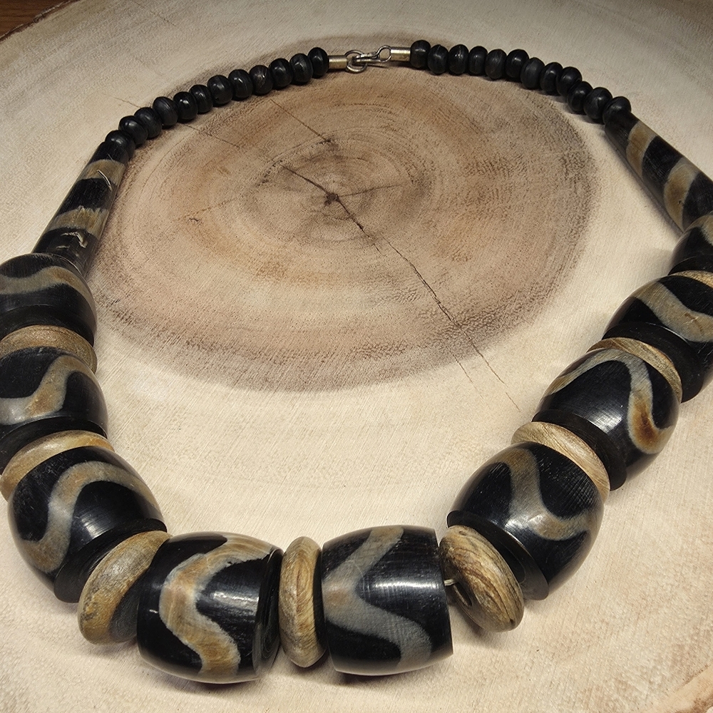 Ethnic African Bead Necklace